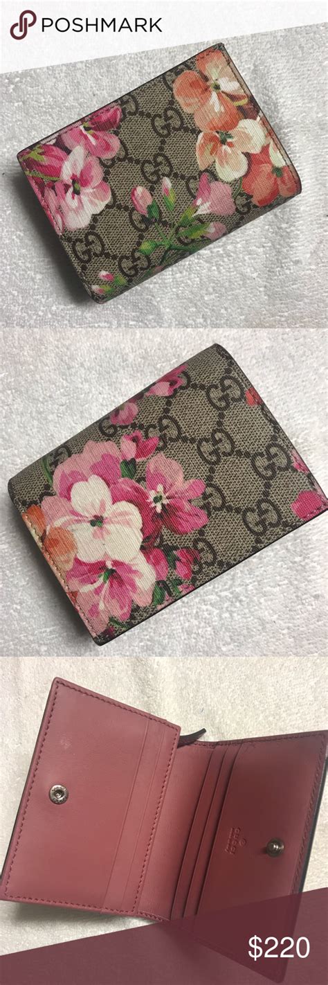 gucci wallet flowers|authentic gucci wallet.